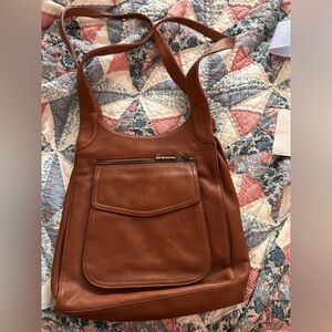 Fossil Brown Leather Shoulder Bag